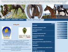 Tablet Screenshot of amicidelcavallo2.it